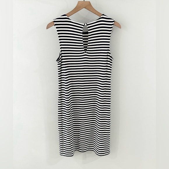 Saint Tropez West Navy & White Stripe Knit Tank Dress Size Small - Picture 5 of 5